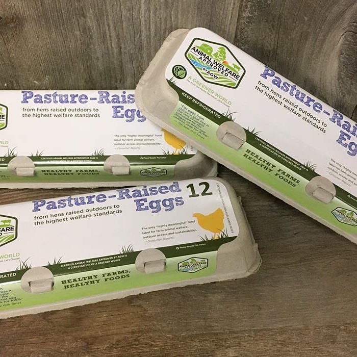Certified Animal Welfare Approved By AGW Egg Cartons Light Green (200 Ct.)