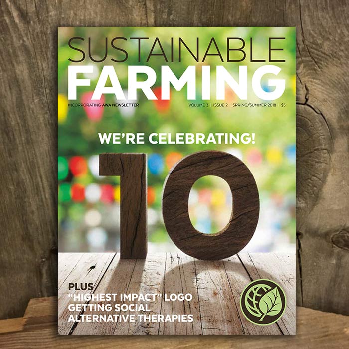 Shop AGW's Sustainable Farming magazine V3 I2 Spring/Summer 2018