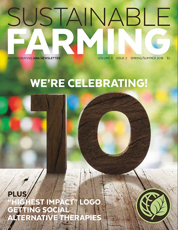 AGW's Sustainable Farming magazine V3 I2 Spring/Summer 2018