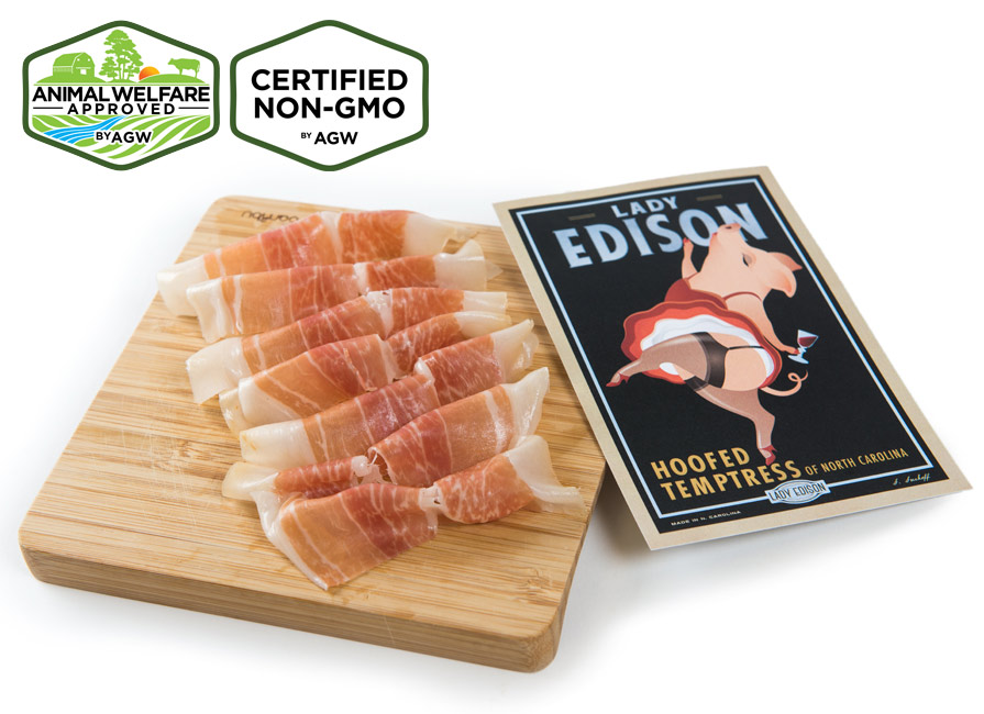 Lady Edison pasture-based cured pork products