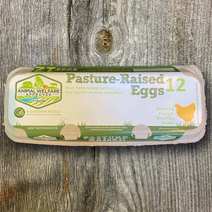green egg carton