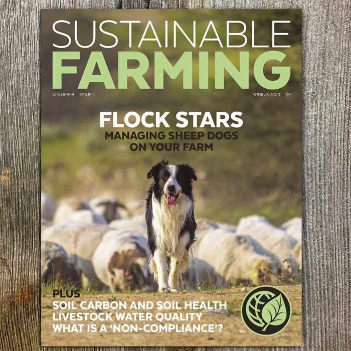 Spring 2023 Sustainable Farming magazine